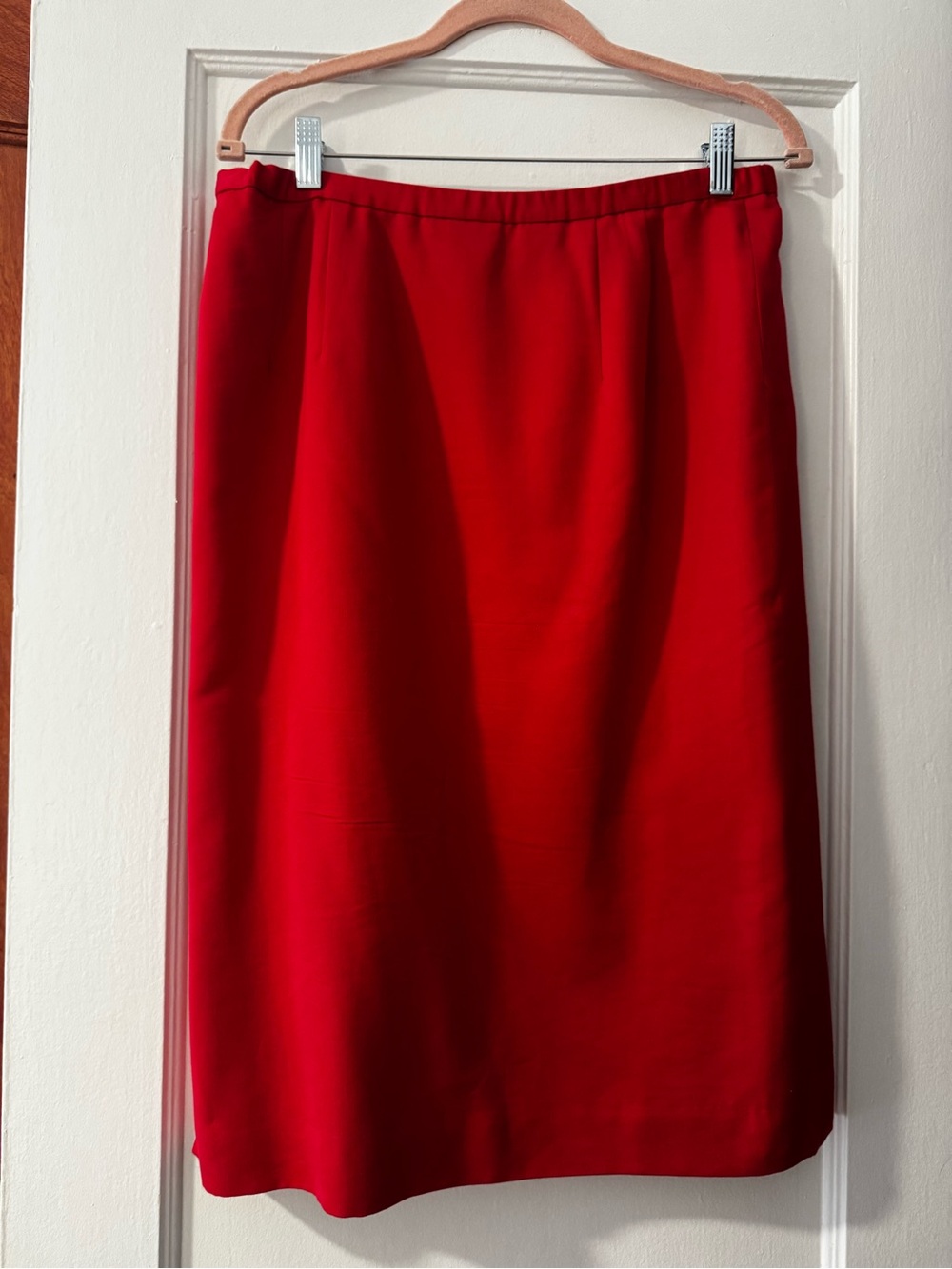 Pendleton Red Pencil Skirt